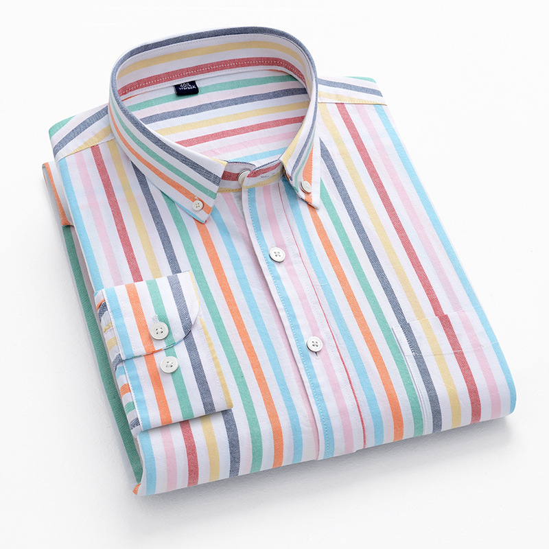 5XL Oxford 100 % Cotton Long S - Oxford Cotton Casual Shirt Business ulasan dan harga