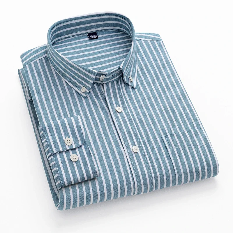 2025 100% Cotton Oxford Shirts - Oxford Cotton Casual Shirt Business ulasan dan harga
